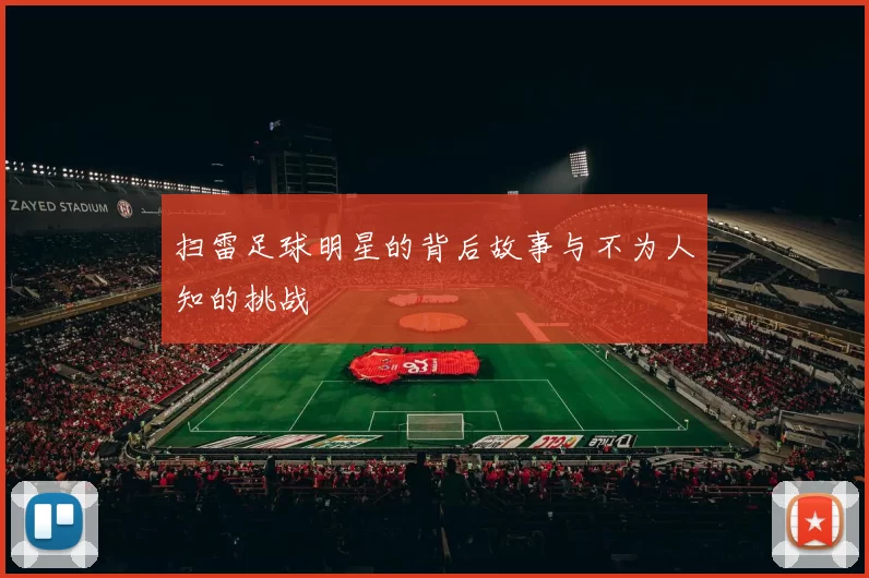 扫雷足球明星的背后故事与不为人知的挑战